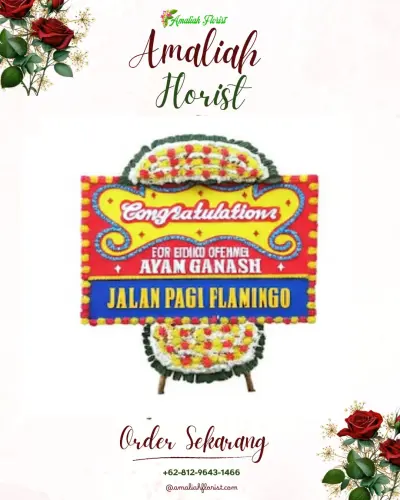 Bunga Papan Congratulation di Batang Ayumi Jae